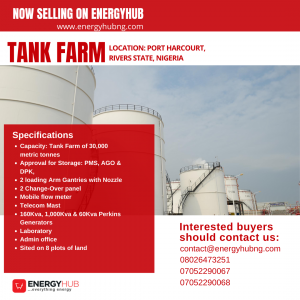 tank farm for sale in nigeria