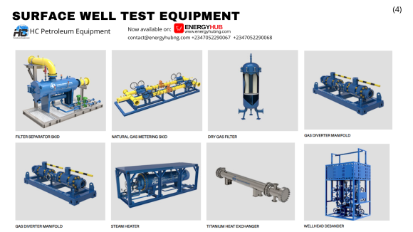 Buy Surface Well Test Equipment from HC Petroleum Equipment. Now available on energyhubng.com