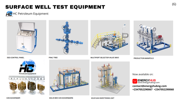 Buy Surface Well Test Equipment from HC Petroleum Equipment. Now available on energyhubng.com