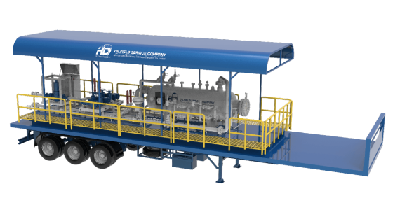 Mobile Test Separator with ESD and Choke Manifold on energyhub