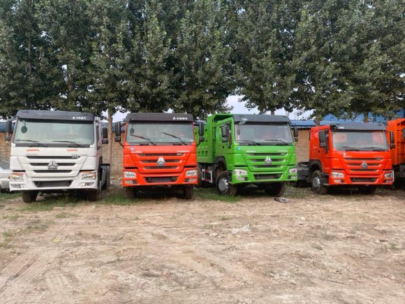 HOWO Used Dump Trucks for sale in Nigeria 1