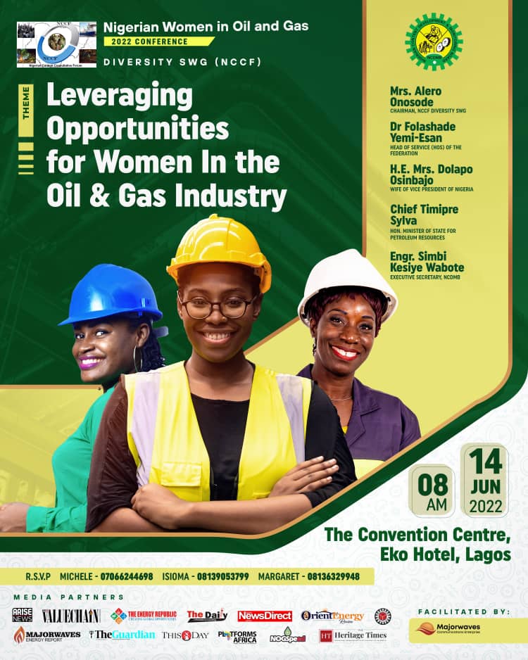 Register for the Nigerian Women in Oil & Gas Conference 2022